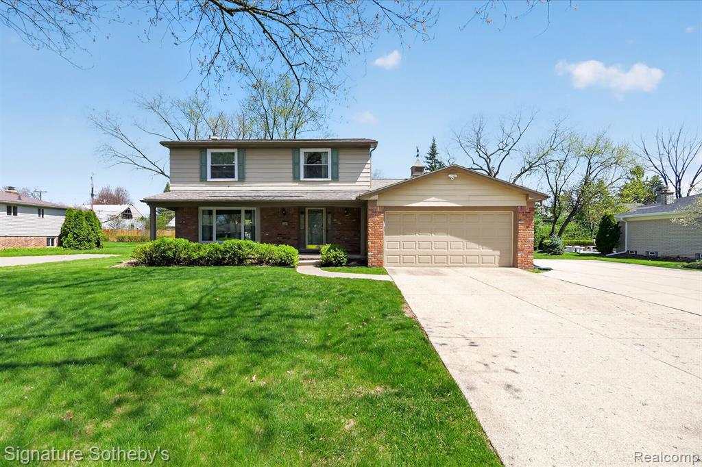 4284 Cherrywood Drive, Troy, MI 48098 — front exterior