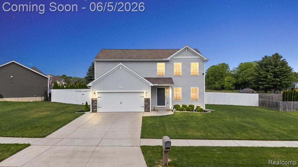 461 Golfside Drive, Lapeer, MI 48446 — front exterior