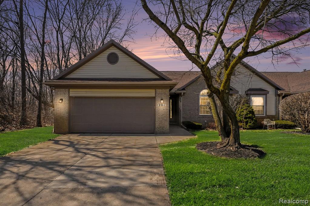 201 Whispering Hill, Commerce Twp, MI 48390 — front exterior