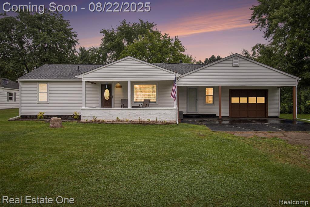 7375 Rory Street, Grand Blanc, MI 48439 — front exterior