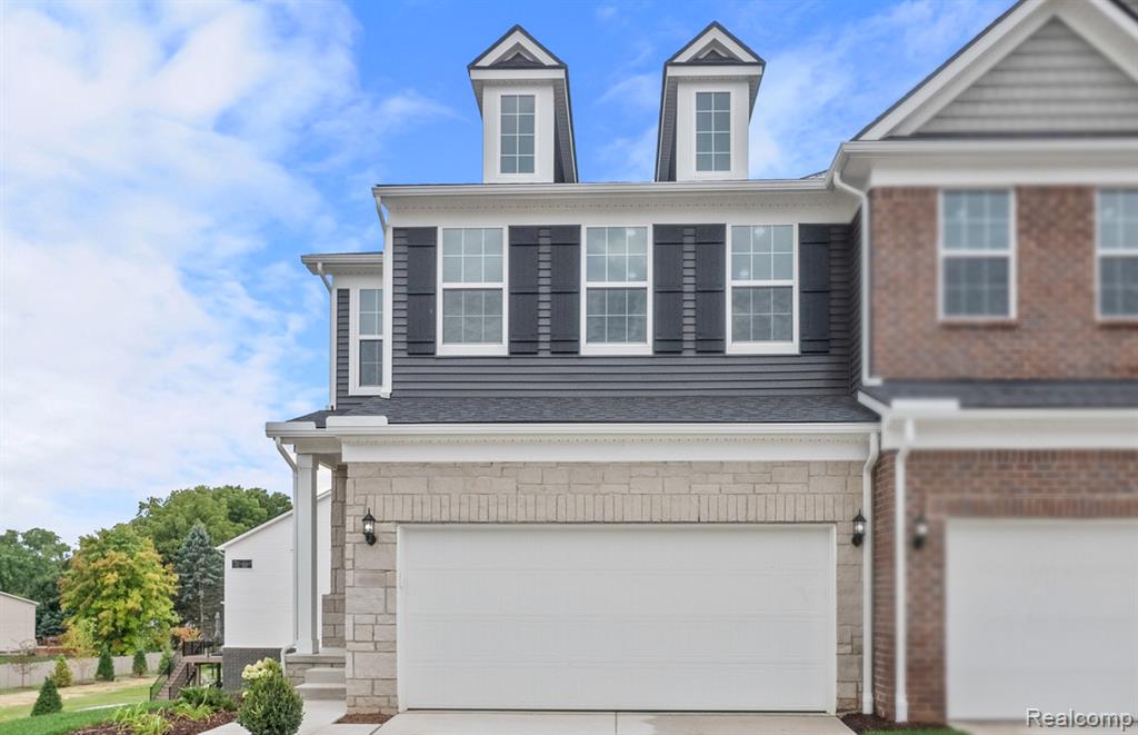 4046 Nottingham Circle, Clarkston, MI — front exterior