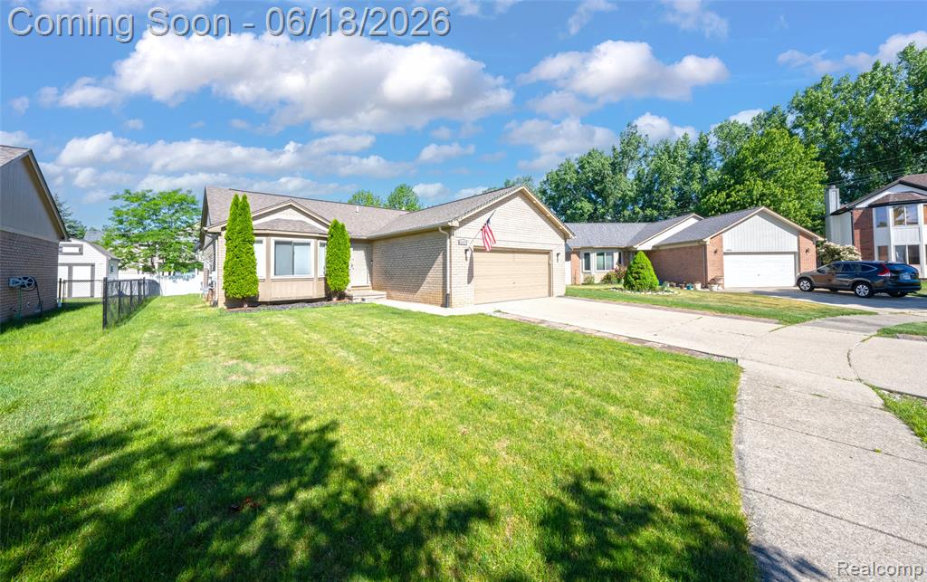 45925 Ashwood Lane, Macomb, MI 48044 — front exterior