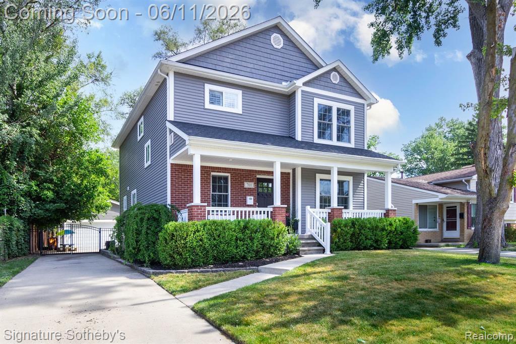 701 Millard Avenue, Royal Oak, MI 48073 — front exterior