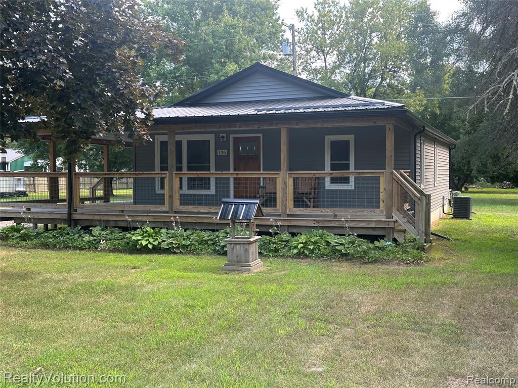 136 Burnside Road, North Branch, MI 48461 — front exterior