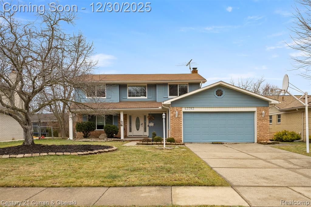43783 Leeann Lane, Canton, MI 48187 — front exterior