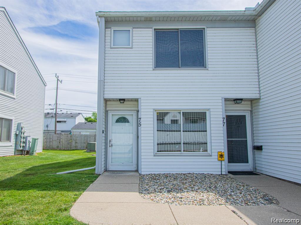 75 ROSEBUD Lane, Mount Clemens, MI 48043 — front exterior