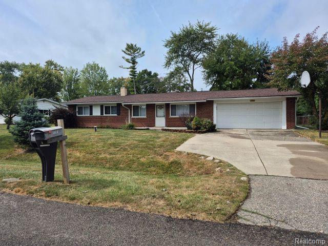 41740 Aspen Drive, Novi, MI — front exterior