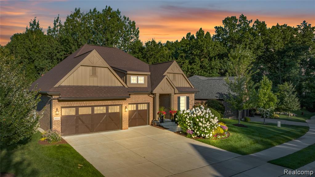 6511 Legacy Woods Trail, West Bloomfield, MI — front exterior