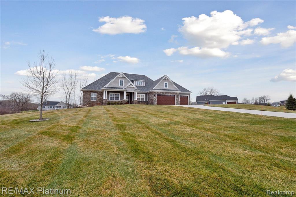 4719 CHESTNUT SPRINGS Drive, Howell, MI 48843 — front exterior