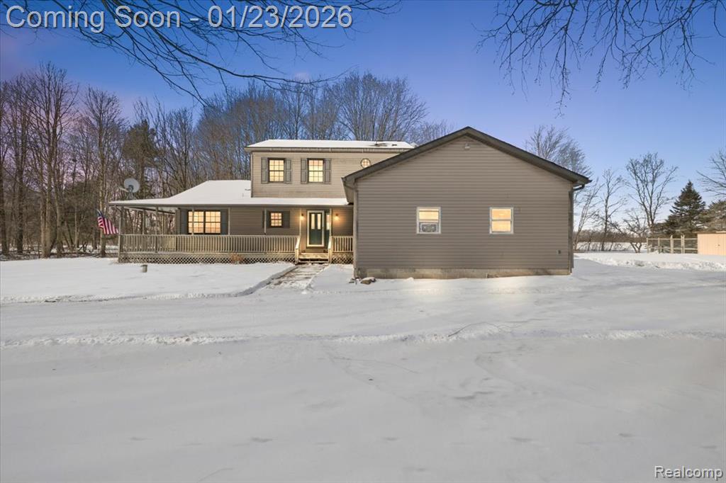 8404 Black River Road, MI 48032 — front exterior