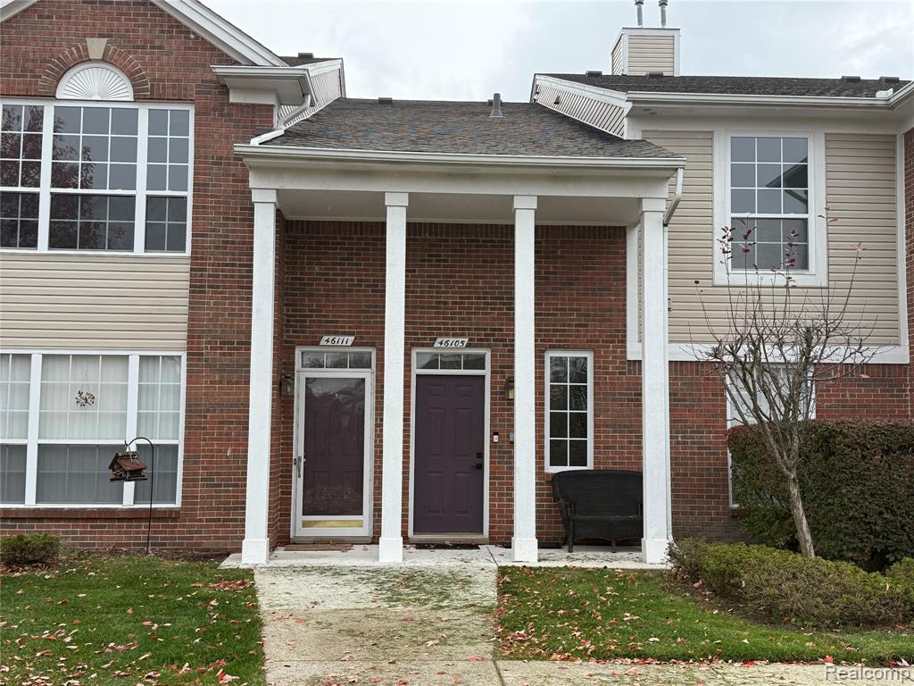 46105 Rhodes Drive, Macomb, MI 48044 — front exterior
