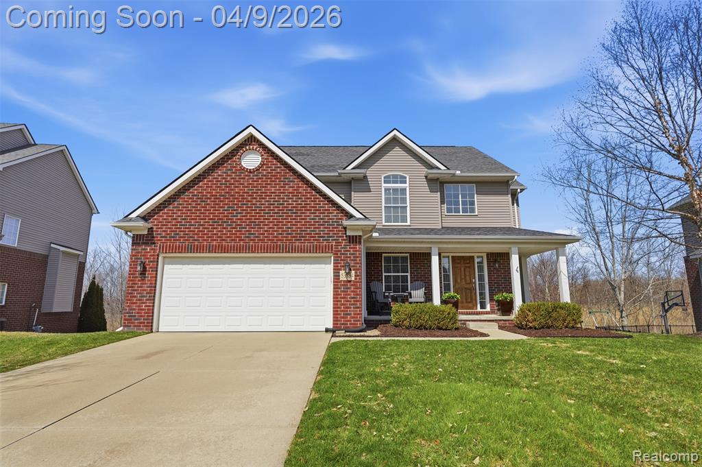 53834 Springwood Drive, South Lyon, MI 48178 — front exterior