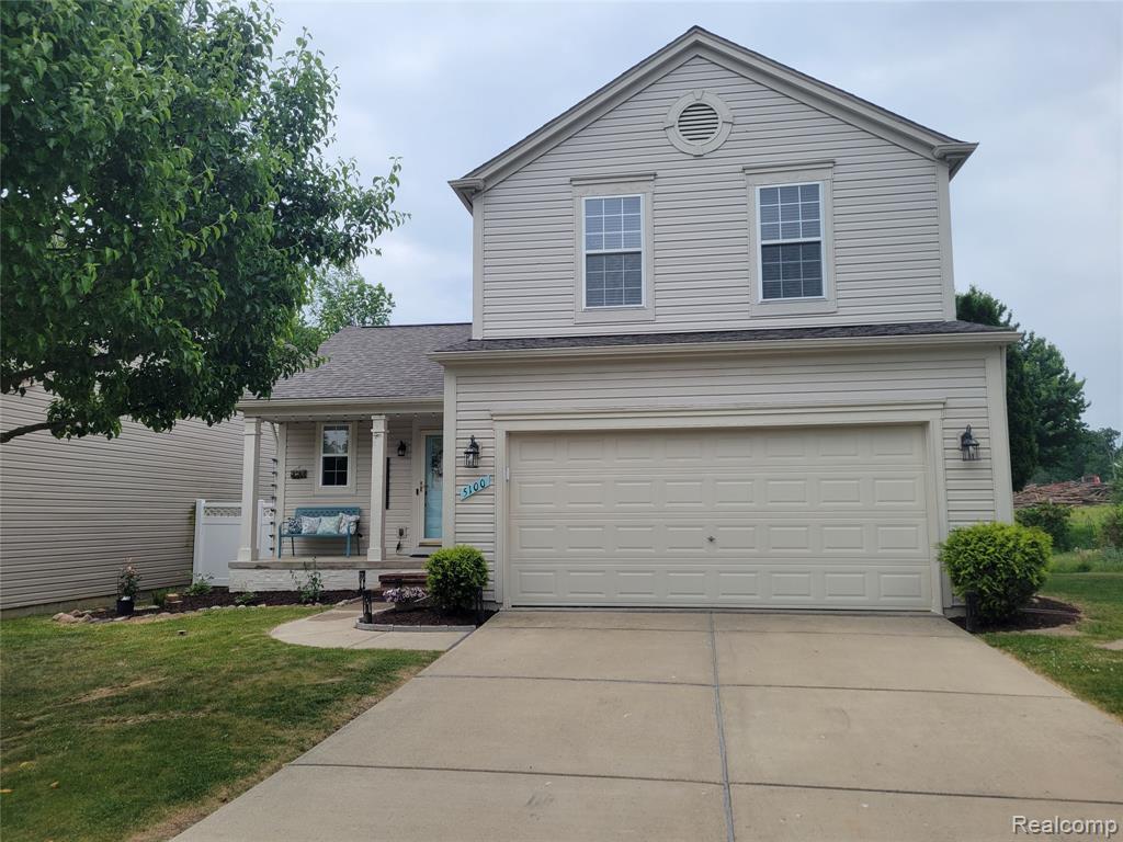 5100 Meadow Crest Circle, Holly, MI 48442 — front exterior