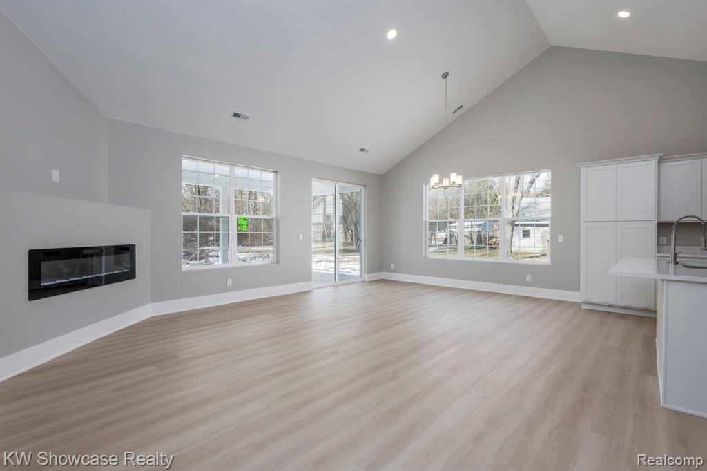 View of 20x10 Covered Rear Porch, Property Under Construction.