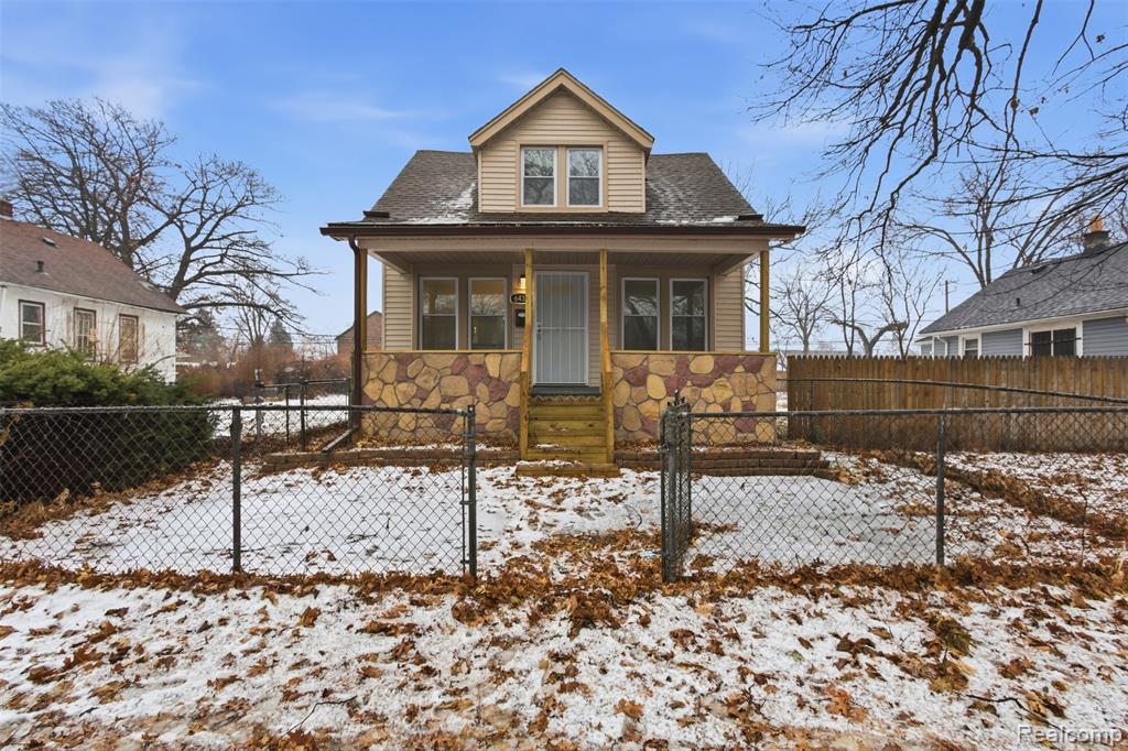 6433 Globe Street, Detroit, MI 48238 — front exterior