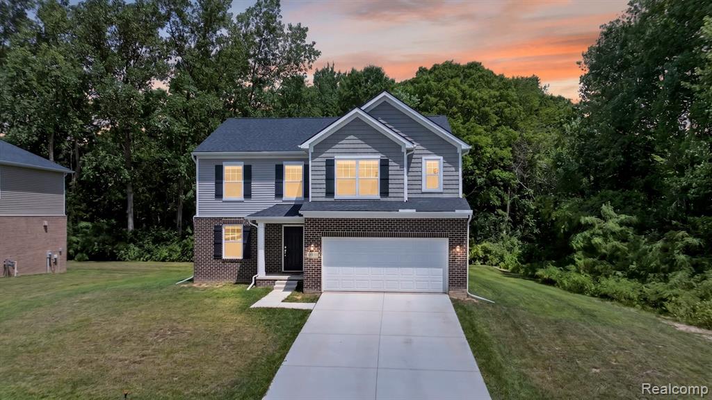 48430 Shagbark Lane, Belleville, MI 48111 — front exterior
