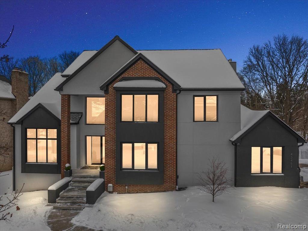 43451 SCENIC Lane, Northville, MI 48167 — front exterior