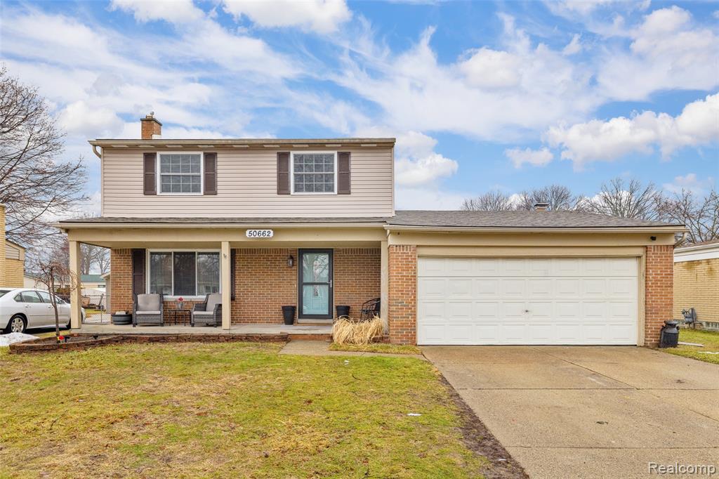 50662 Bower Drive, Chesterfield, MI 48047 — front exterior