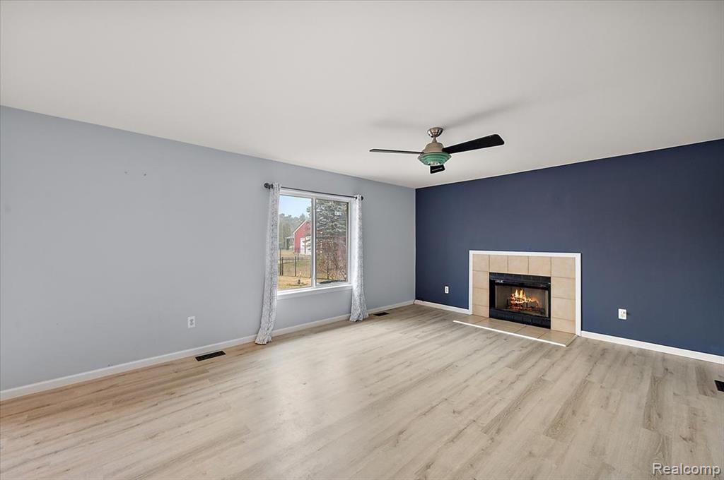 Cozy Gas Fireplace