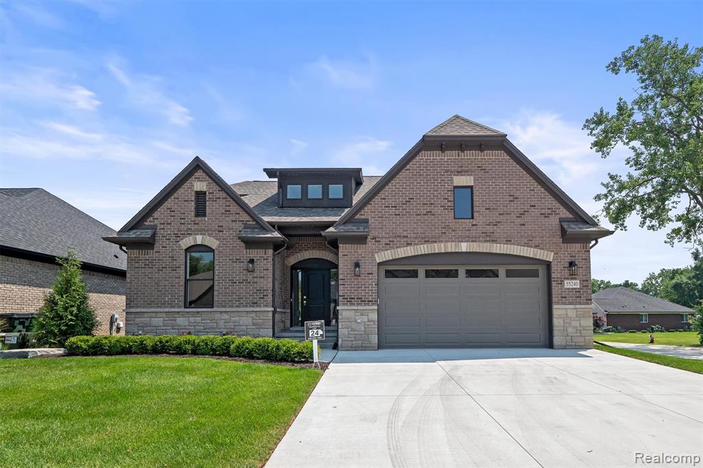 55240 Hanford Court, Shelby Twp, MI 48316 — front exterior