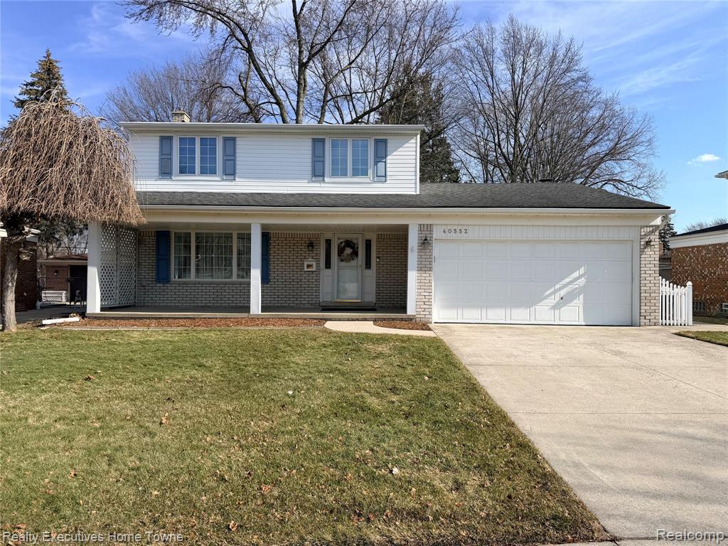 40552 Lizabeth Drive, Sterling Heights, MI 48313 — front exterior
