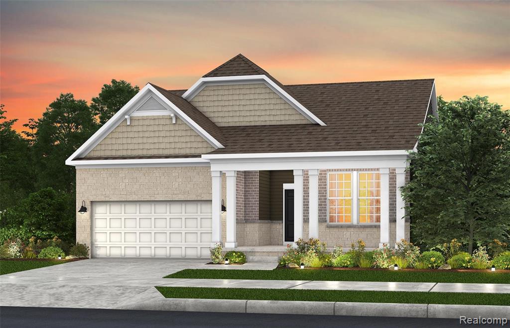 3024 Sheffield Circle, Clarkston, MI — front exterior