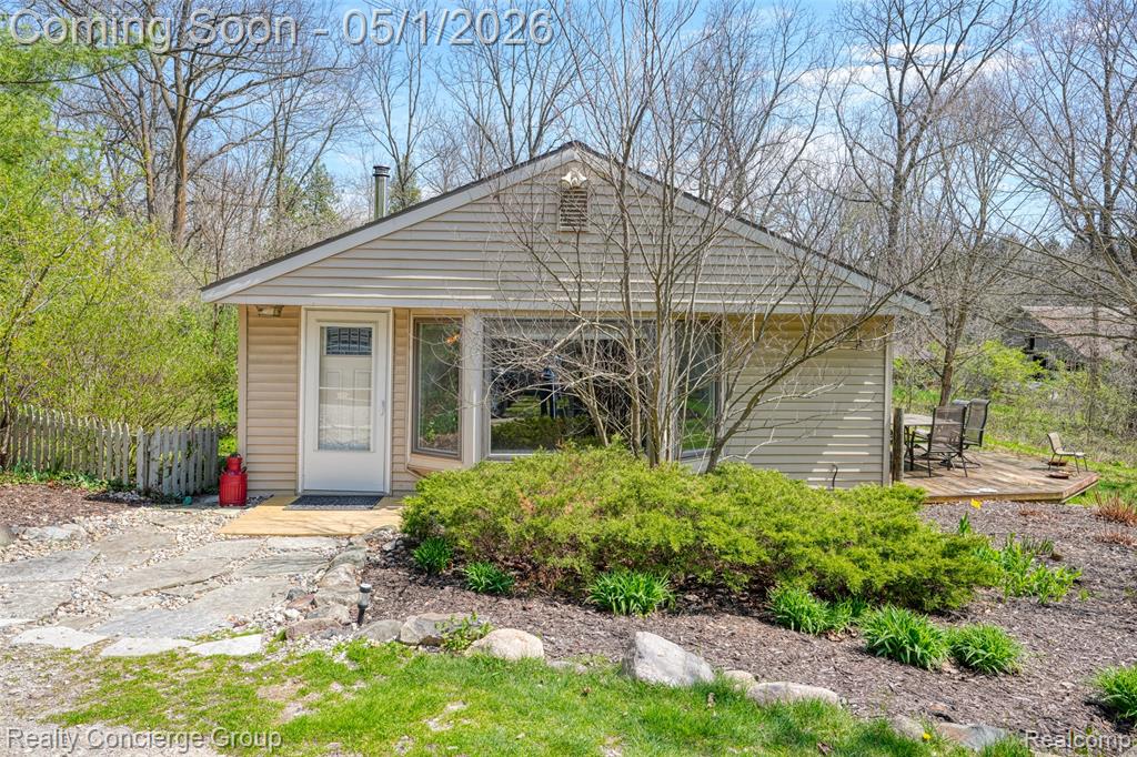 6637 Joy Road, Dexter, MI 48130 — front exterior
