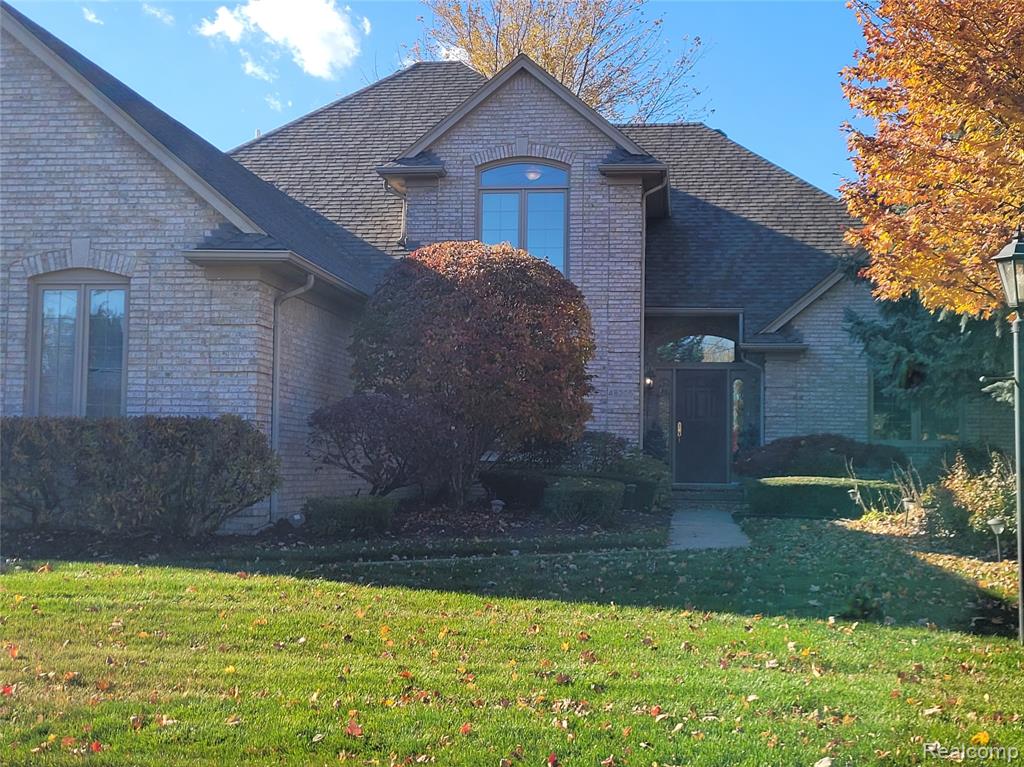 48205 Conifer Drive, Shelby Twp, MI 48315 — front exterior
