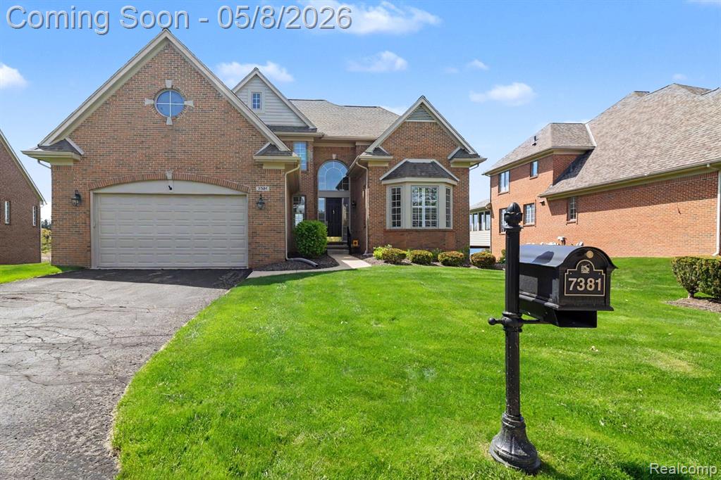 7381 Pine Vista Drive, Brighton, MI 48116 — front exterior