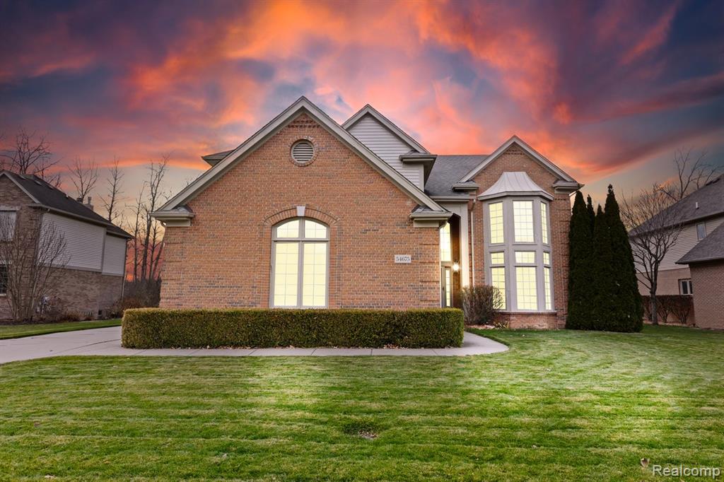 54675 Aurora Park, Shelby Twp, MI 48316 — front exterior