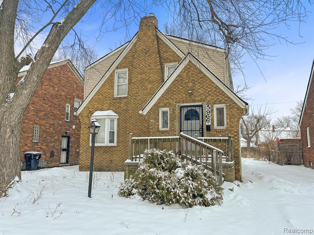 5966 COURVILLE Street, Detroit, MI 48224 — front exterior