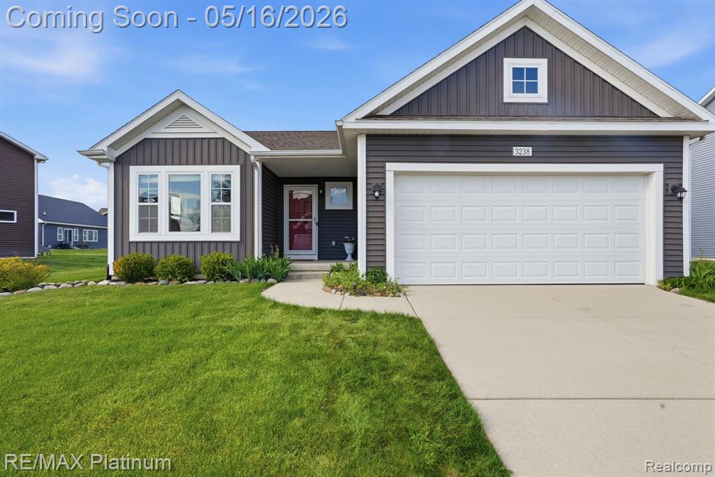 3238 Hill Hollow Lane, Howell, MI 48855 — front exterior