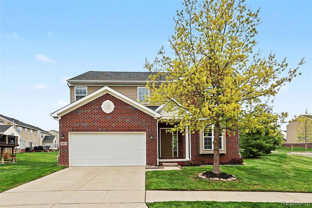 59684 Twin Pines Drive, New Hudson, MI 48165 — front exterior