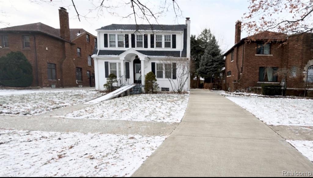 19187 GAINSBOROUGH Road, Detroit, MI 48223 — front exterior