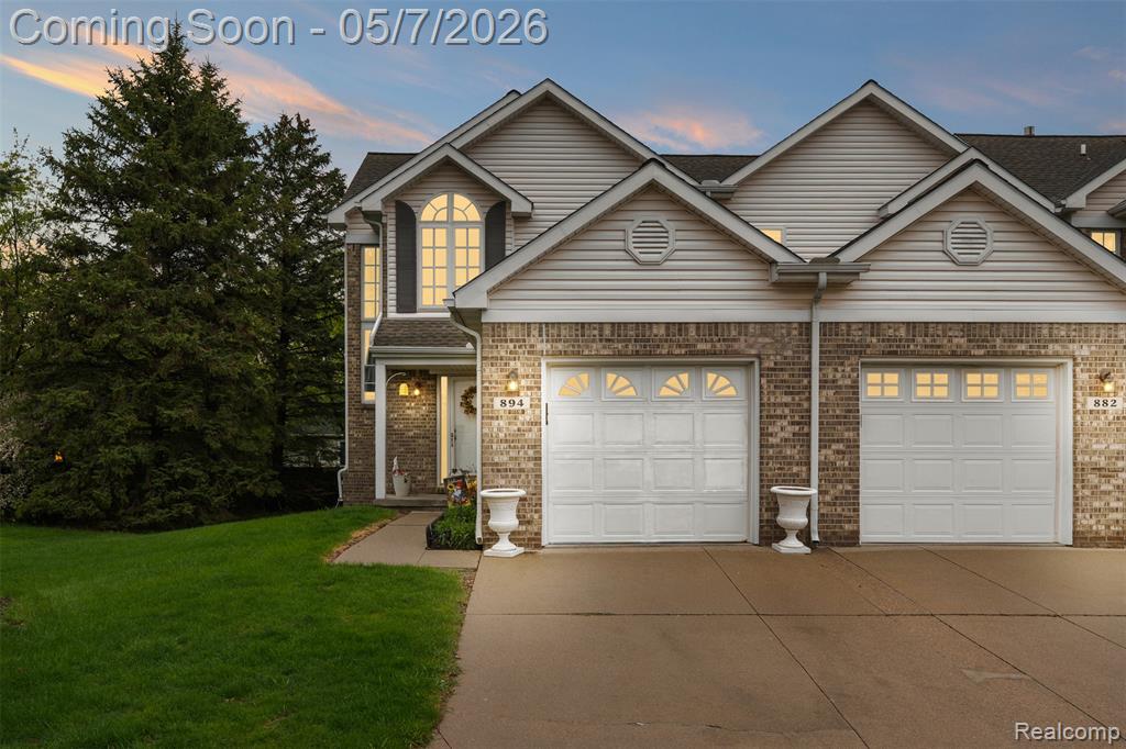 894 Natures Cove Court, Wixom, MI 48393 — front exterior