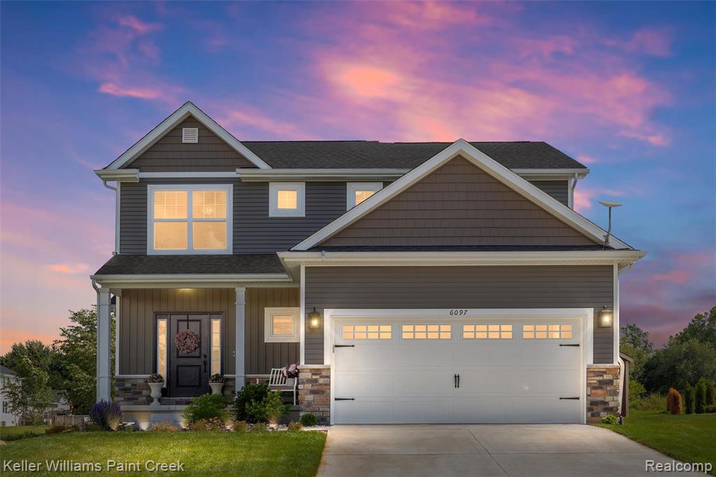 6097 Summerbrooke Circle, Fowlerville, MI 48836 — front exterior