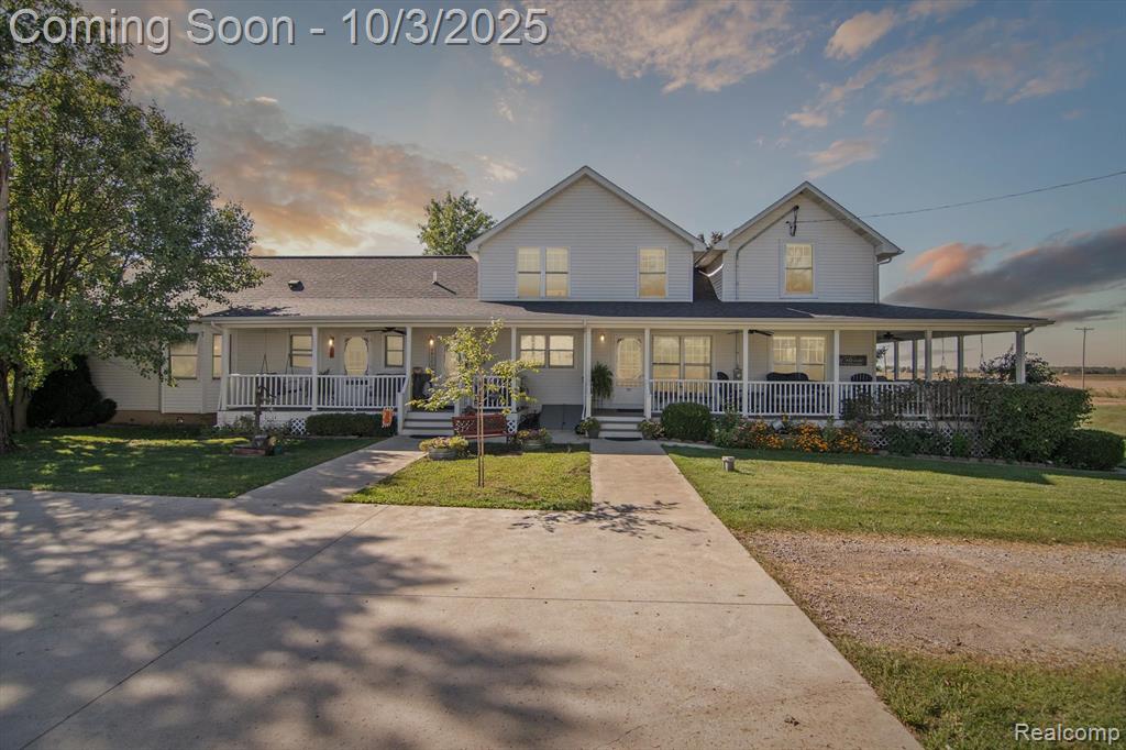 1052 S Otter Creek Road, Monroe, MI 48161 — front exterior