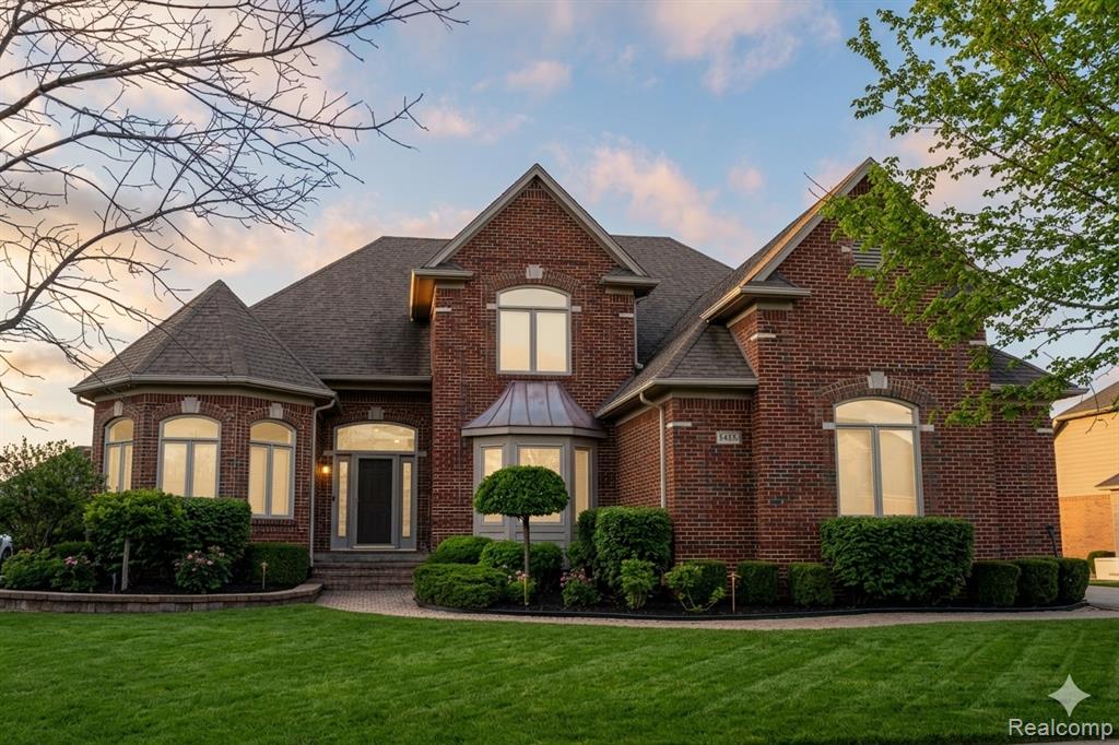 54395 White Spruce Lane, Shelby Twp, MI 48315 — front exterior