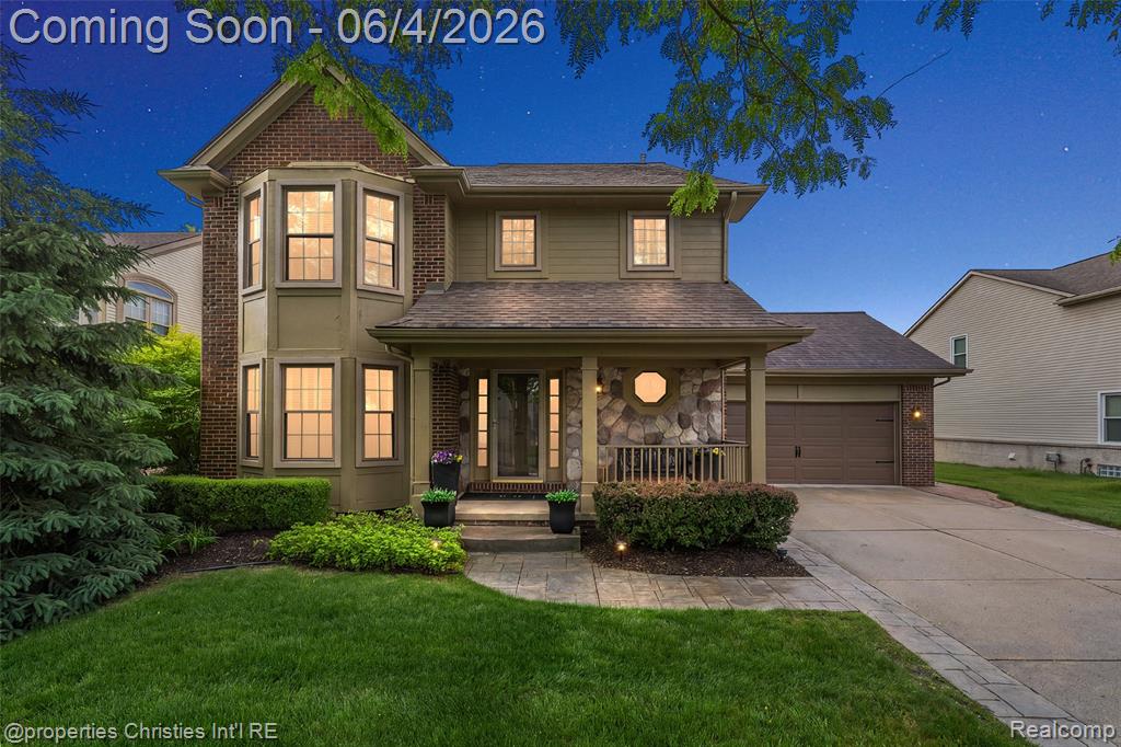42967 Brookstone Drive, Novi, MI 48377 — front exterior