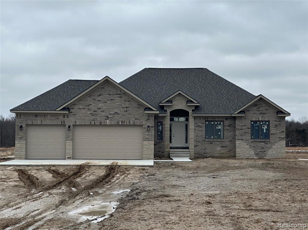 3845 Howland Road, Almont, MI 48003 — front exterior