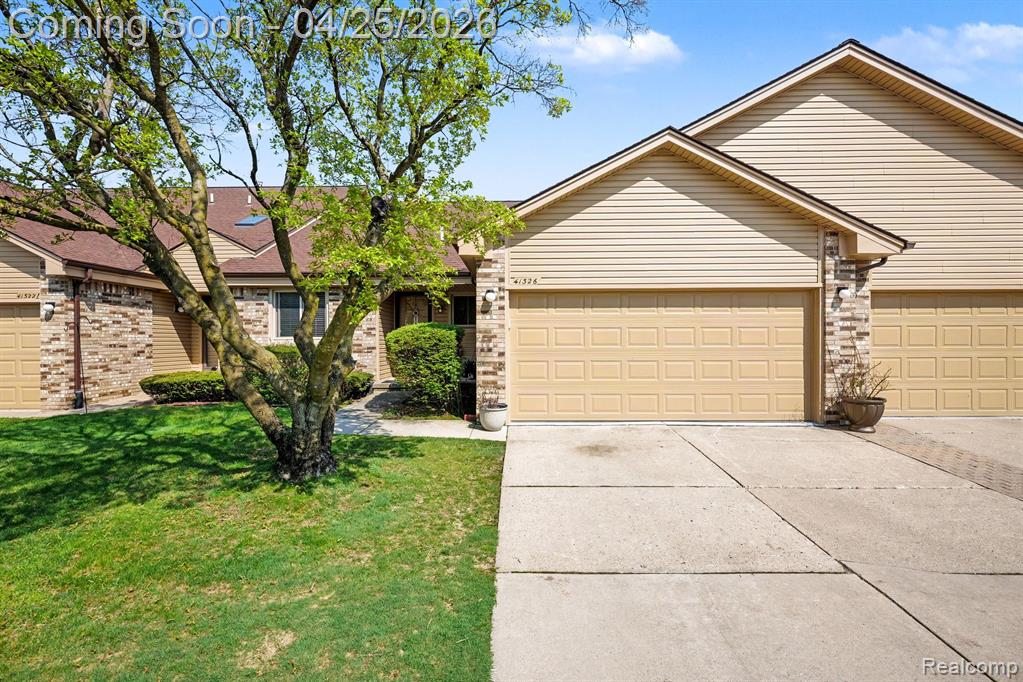 41326 Ambercrest Drive, Sterling Heights, MI 48314 — front exterior