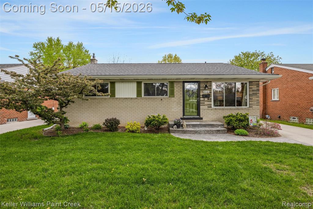 410 N Batchewana Street, Clawson, MI — front exterior
