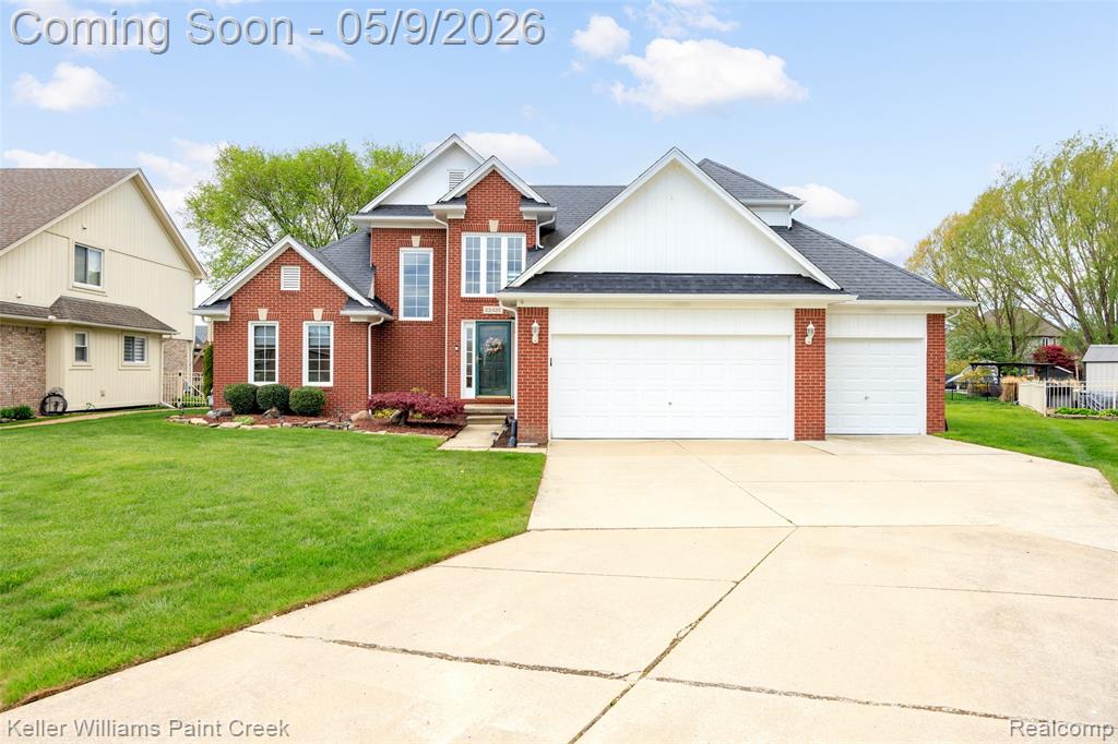 53435 Pimpernil Lane, Chesterfield, MI — front exterior
