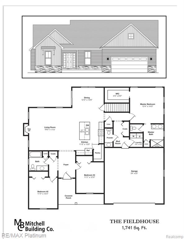 13025 River Rock Pass, Linden, MI 48451 — front exterior