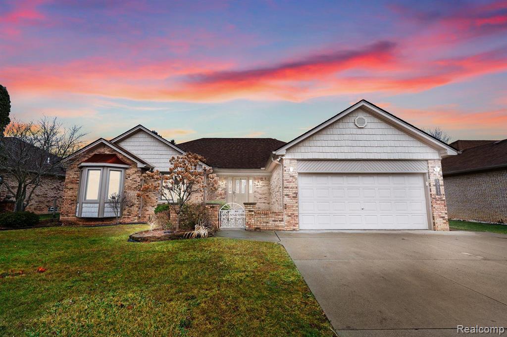 46690 BARBARA Drive, Macomb, MI 48044 — front exterior