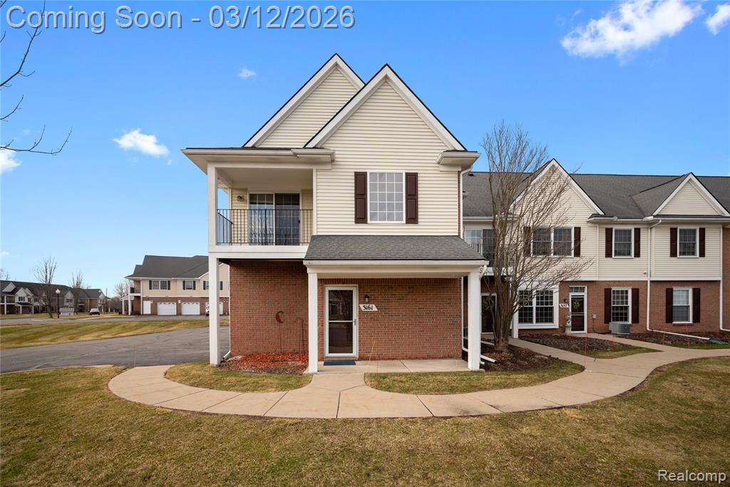 3161 Kneeland Circle, Howell, MI 48843 — front exterior