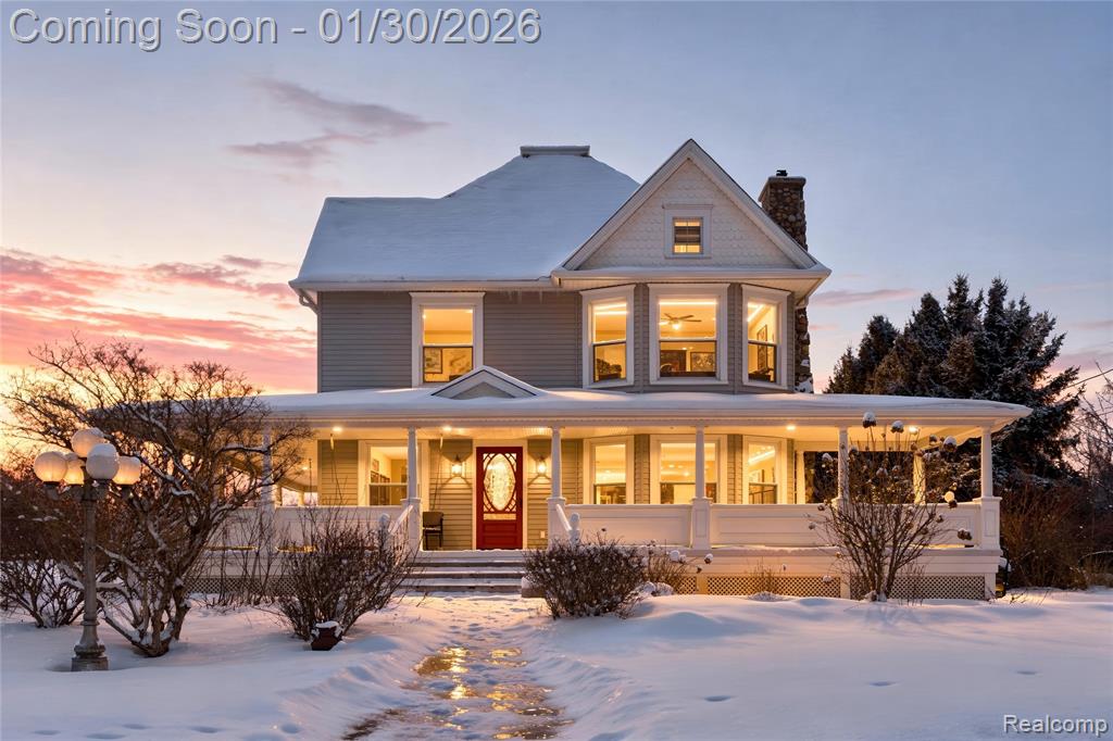 1684 W Leonard Road, Leonard, MI 48367 — front exterior