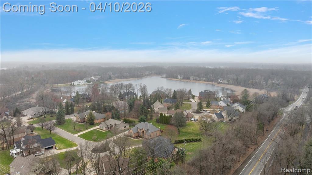 Aerial View of Woodbridge Lake