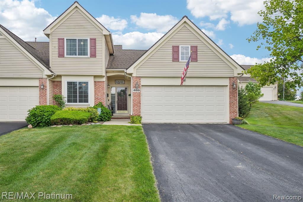 469 Lilly View Court, 53, Howell, MI 48843 — front exterior