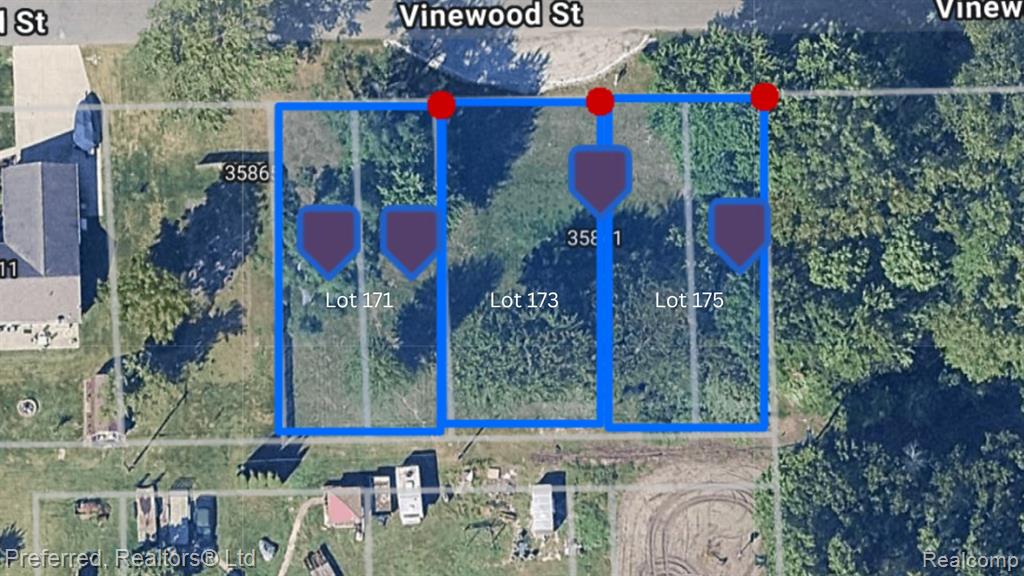VL (Lot 173) Vinewood, Romulus, MI 48174 — front exterior